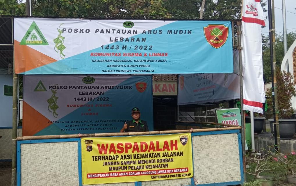 Posko Keamanan Dan Pantauan Mudik Kalurahan Hargorejo